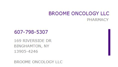 broome oncology fax number